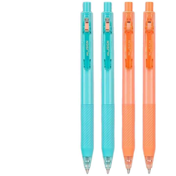 Deli NS568 nuova zelanda Sex Shine Color Gel Press Pen blu polvere  