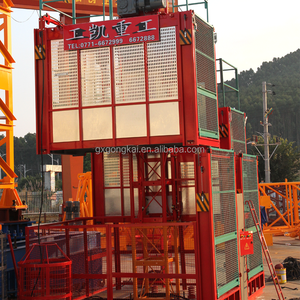 <span class=keywords><strong>Lift</strong></span> personel konstruksi berkualitas tinggi dengan kerekan mesin dan Material Bangunan pengangkat kargo transportasi - Product Image 5