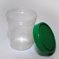 Recipiente para Orina, Vaso para Muestras Estéril con Etiqueta, Recipiente para Orina Estéril de 15 ml a 120 ml