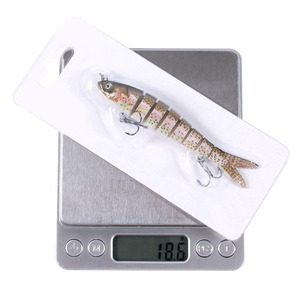 Isca de Pesca WEIHE Arenque Articulada de 8 Seções 10cm 11,4g com Olhos 3D Isca Artificial Rígida Realista Swimbait - Product Image 5