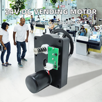 Mjaya Moteur à engrenages hélicoïdaux 24V DC pour distributeur automatique, boîte de vitesses simple hélice avec fonction SDK et surveillance à distance, capacité de 200-300 pièces