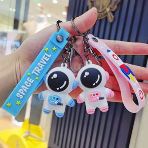 Porte-clés pendentif astronaute en PVC, mignon, anti-perte, pour sac à dos, accessoire de sac à main - Product Image 4