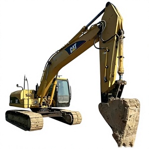 Excavadora de cadenas Caterpillar 320C usada, excavadora hidráulica sobre orugas para movimiento de tierras en construcción - Product Image 1