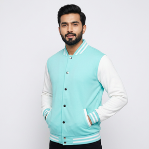 Chaqueta Varsity de Lona para Hombre, Estilo Urbano, a la Moda, para Invierno, Ropa de Calle - Product Image 1