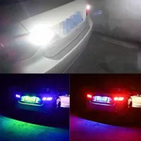 Ampoule LED compacte pour voiture 5630 3SMD 1156 1157 7440 7443 3156 3157 T20 T25 Rouge Jaune Blanc Bleu Clignotant Frein Feu de recul