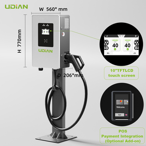 Estaciones de Carga para Vehículos Eléctricos Ovrod de 20Kw, 30Kw y 40Kw, Montadas en Pared, Cargadores Rápidos de Corriente Continua para Autos Eléctricos GBT - Product Image 3