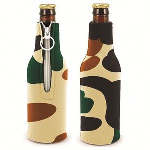 Funda Aislante Personalizada para Botella de Cerveza de Neopreno de 330 ml (12 oz) con Logotipo Personalizado, Funda de Neopreno para Bebidas con Diseño de Camuflaje - Product Image 6
