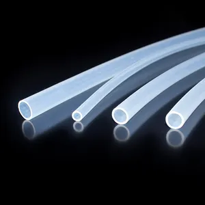 Tubo de guía de plástico transparente, suministro de fábrica, 1,6mm X 3,2mm, 1/8 tubos recubiertos de Ptfe