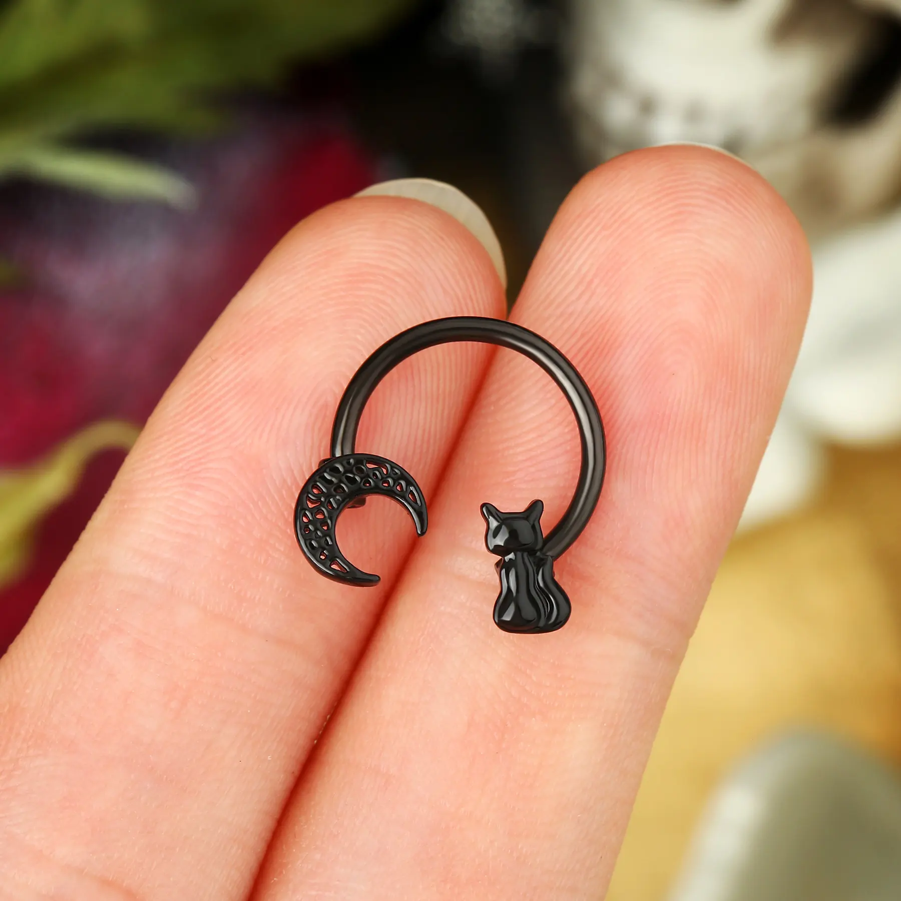 16G Surgical Steel Horseshoe Nose Septum Rings Piercing Jewelry Cartilage Helix Tragus Earring Hoop Lip Horseshoe Piercing