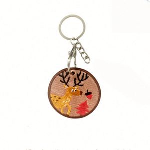 Llavero con Cordón Bordado con Logotipo Personalizado, Etiqueta Tejida para Llaves, Cadena para Llaves - Product Image 3