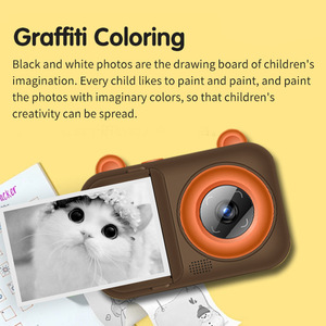 Nouvel appareil photo numérique thermique haute définition pour enfants, design reflex compact, impression thermique, vidéo en direct - Product Image 3
