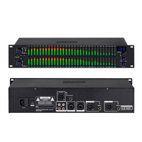 Égaliseur graphique professionnel EQ312 2U DSP numérique analogique hybride 31 bandes, stéréo 2 canaux, indicateur de spectre LED, réduction de bruit intégrée