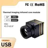 Module d'imagerie thermique 4/9 mm, interface USB, résolution 256*192, vision nocturne extérieure, haute précision, haute définition