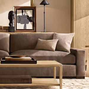 Sofá de 2 Plazas, Venta Directa de Fábrica, Sofá Seccional de Tela Moderno y Elegante, Doble Asiento, Estructura de Madera, para Sala de Estar - Product Image 6