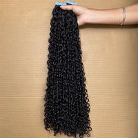 Super brillant pré-bouclé pour Pixie Extensions de cheveux humains bouclés bonne qualité vente en gros ruban adhésif paquets de cheveux vierges matière première