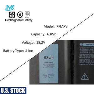 Batería para Portátil 7FMXV en Existencia en EE. UU. para Dell Latitude 5320 7320 7420 7520 Latitude 5320 2-en-1/7320 2-en-1/7420 2-en-1 P133G P134G - Product Image 2