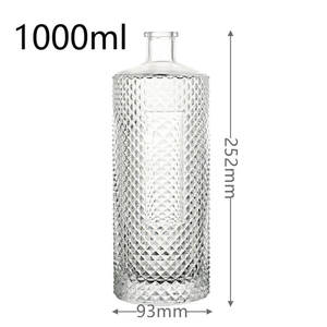 <span class=keywords><strong>Bouteille</strong></span> en verre <span class=keywords><strong>de</strong></span> 1 litre avec bouchon en liège pour liqueur, <span class=keywords><strong>vodka</strong></span>, spiritueux, design personnalisé, <span class=keywords><strong>prix</strong></span> compétitif - Product Image 2