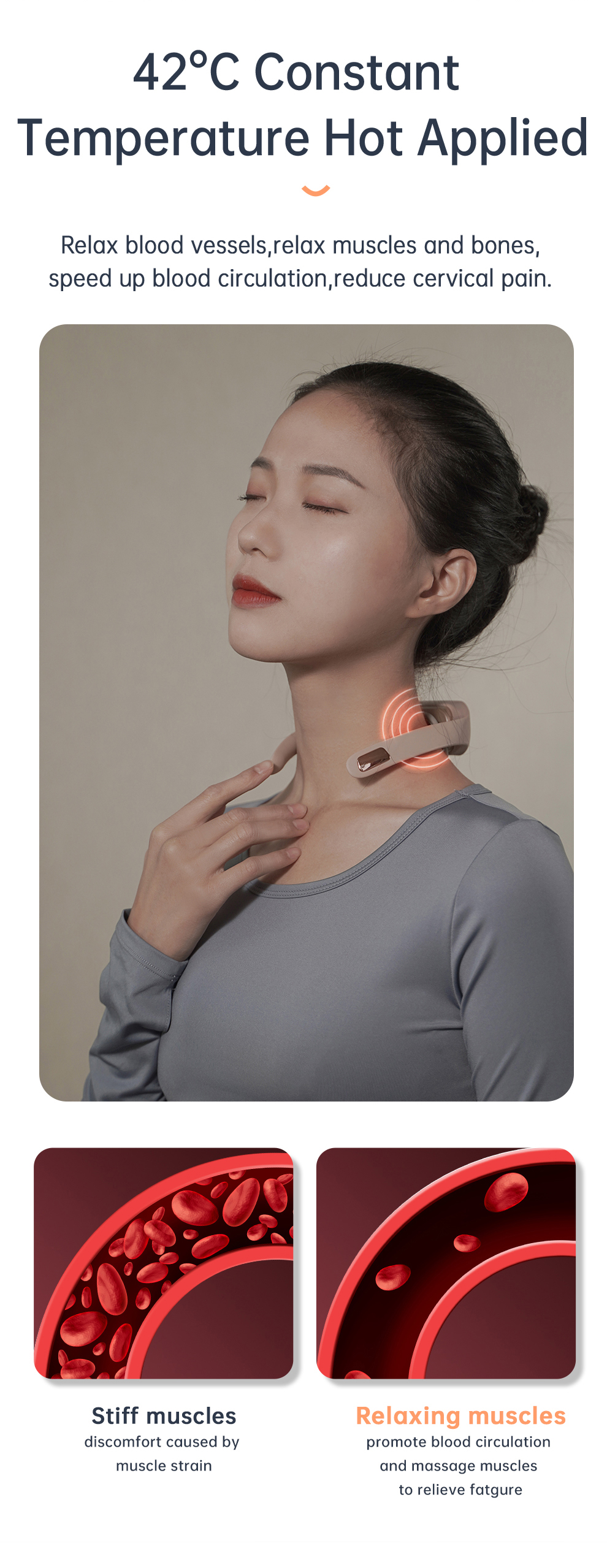 Relaxing Led Thermal Deep Tissue 4D Shiatsu Electric Manual Neck And Shoulder Lifting Music Pillow Massager With Heat