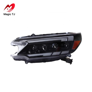 Ensamblaje de Faros LED para <span class=keywords><strong>Honda</strong></span> <span class=keywords><strong>CRV</strong></span> 2012-2014, Luces Diurnas Modificadas, Resistentes al Agua, 6000K, Lentes con Señal de Giro - Product Image 3