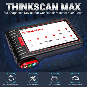Nghĩ rằng xe thinkscan Max 2 tất cả các hệ thống công cụ Chẩn đoán Máy quét OBD2 <span class=keywords><strong>OBD1</strong></span> 28 thiết lập lại ECU mã hóa cập nhật miễn phí suốt đời - Product Image 2