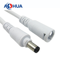 Accueil rapide 5.5*2.1 5.5*2.5mm connecteur cc moulé avec prise mâle femelle/prise/prise pour système de croissance des plantes d'intérieur