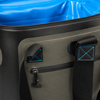 Sac isotherme souple imperméable en TPU 40Qt, maintien de la glace jusqu'à 2 jours, portable, léger, durable, pour le stockage des aliments en camping et en pique-nique