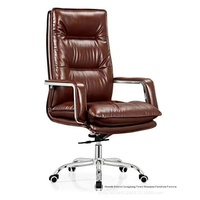 Chaise de conférence de bureau en cuir moderne de luxe chaise de direction pour la formation du personnel de bureau