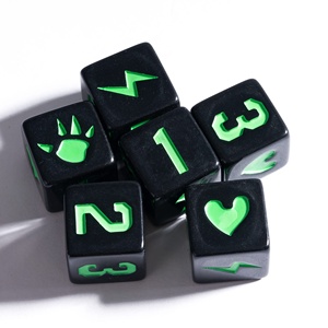 Faccub biểu tượng tùy chỉnh 12mm 16mm 20mm D6 xúc xắc nhựa acrylic xúc xắc với <span class=keywords><strong>logo</strong></span> quảng trường quảng cáo trò chơi màu đen tùy chỉnh mờ xúc xắc - Product Image 1
