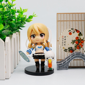 Estatuilla de Manga de 10CM estatuas <span class=keywords><strong>Fairy</strong></span> <span class=keywords><strong>Tail</strong></span> <span class=keywords><strong>Natsu</strong></span> Lucy Erza escarlata gris Fullbuster Figura PVC Anime figura Juguetes - Product Image 3