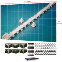 Pantalla LED para Interiores P2.976 de 7m X 5m, Alta Definición, 2.9mm, HDR10+, 3 Años de Garantía, Ideal para Supermercados y Promoción de Eventos