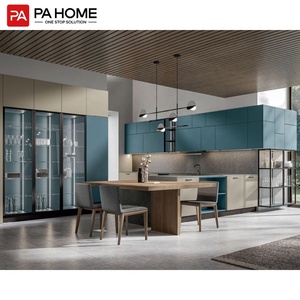 Pa hoàn chỉnh Trung Quốc thực hiện đồ nội thất thông minh gỗ hiện đại Thiết kế tủ bếp bộ với tổ chức - Product Image 1