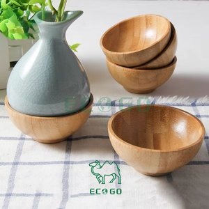 ชามสลัดผลไม้ทำจากไม้ไผ่ทรงกลมสำหรับบ้านโรงแรมร้านอาหาร - Product Image 2