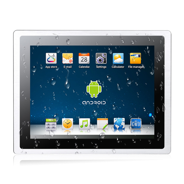 12 12.1 Inch Android 5.1 Touch Screen Embedded Industrial Rugged Seamless Front Panel Panel PC All in One Computer