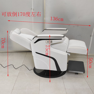 Sillón de Peluquería de Alta Calidad, Estilo Clásico Antiguo, Resistente, con Bomba Grande, Eléctrico y Reclinable - Product Image 5