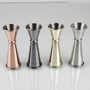 Jigger de Acero Inoxidable para Whisky, 1oz/2oz, Plateado, Oro Rosa, Negro, Medidor de Bebidas, Venta al por Mayor - Product Image 3