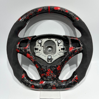 Expédition directe d'usine pour volant de course en fibre de carbone forgée rouge pour BMW 2006-2013 E90 E91 E92 M3 Coupé, amélioration de l'intérieur