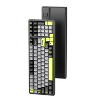 Clavier mécanique USB 98 touches Source Factory, entièrement remplaçable à chaud, rétroéclairage RGB, étanche, ergonomique, sans fil, pour PC de jeu