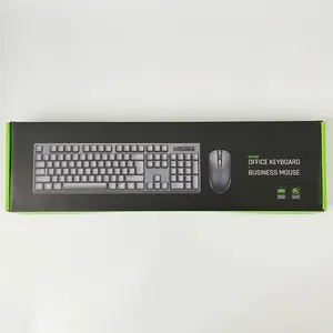 Cheapest Hot Selling led USB Wired office keyboard 104 keys gaming keyboard and mouse combo office keyboard for PC Desktops