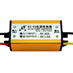 12V 24v至5V 5A转换器稳压器降压电源模块汽车/车辆发光二极管