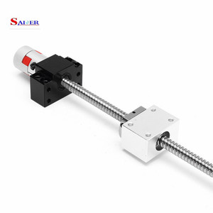 Husillo de Bolas con Guía Lineal CNC SFU1605 SFU1610 SFU2005 SFU2505 con Tuerca y Acoplador FK <span class=keywords><strong>FF</strong></span> 1000mm 1500mm - Product Image 3