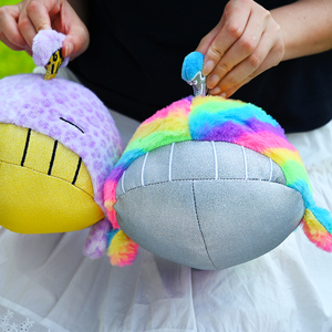 Fabbrica OEM/ODM Custom arcobaleno balena peluche-bambola di animali di pezza di alta qualità con Design colorato per i bambini regalo - Product Image 6