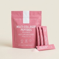 Poudre de protéines multi-collagène Rainwood Private Label, sources bovines et marines, bienfaits beauté, naturelle, sans gluten