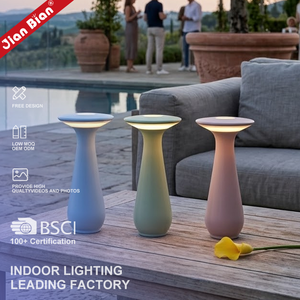 Lámpara de Mesa Moderna 2026 para Decoración del Hogar, con LED Táctil, Inalámbrica, Recargable, de Lujo, para Restaurantes, Bodas, con Diseño de Florero - Product Image 1