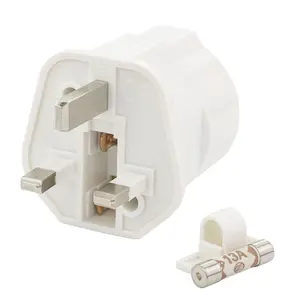 uk converter plug International travel plug adapter Eu Schuko Germany European to UK Travel Adaptor 2 Pin to 3 Pin Plug Adapter