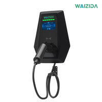 Estación de Carga de Pared WAIZIDA Modelo B CE 11kW 2026, Conector Tipo 2 y Alta Potencia Trifásica para Uso Residencial y Comercial