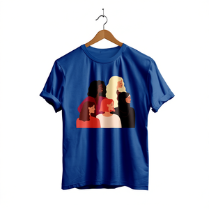 Maglietta Grafica per Donne Potenti, Regalo per la Giornata della Donna, T-Shirt Femminista, Vestibilità Regolare, Collo Tondo, 100% Cotone, Stampa Digitale, Stile Casual - Product Image 1