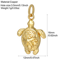 Nouveauté 2026 : Accessoires DIY pour boucles d'oreilles et colliers – Pendentifs en cuivre plaqué or avec zircone étincelante, série Océan (Coquillage, Abeille, Étoile de mer, Conque)
