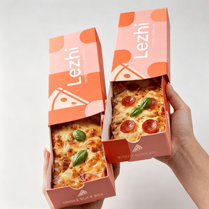 Caja de <span class=keywords><strong>Pizza</strong></span> Ecológica Personalizada con Logotipo, para Llevar, de una Sola Pieza, 25 cm, Rectangular, con Cajón Deslizable, Caja de <span class=keywords><strong>Pizza</strong></span> para Llevar, Embalaje para Comida Rápida - Product Image 3