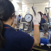 Water Manometer En837 Pressure Gauge Brass Case Pressure Measuring Instruments