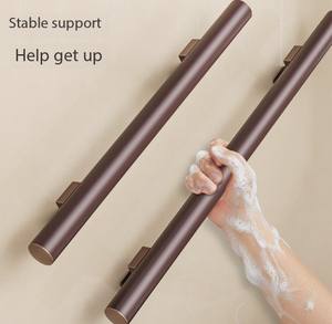 Barra de agarre para Discapacitados de baño de acero inoxidable 304, barra de pasamanos de agarre seguro, 30cm de longitud, tubo de 25mm, tipo antideslizante - Product Image 2